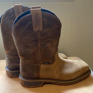 Irish setter red wing shoes steel square toe boots size 12
